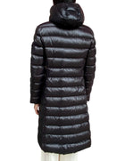 Moncler Black Moka Long Puffer Jacket - 3 / L / US 10