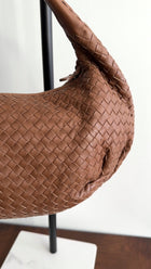 Bottega Veneta Brown Intrecciato Leather Belly Bag