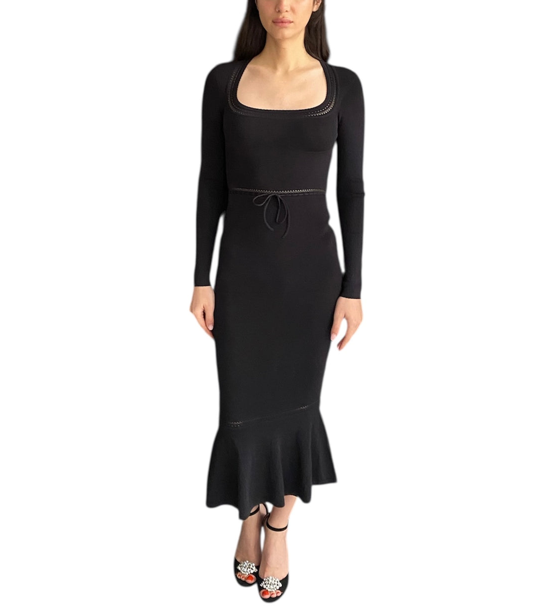 House of CB Black Sasha Longsleeve Dress - XS / S