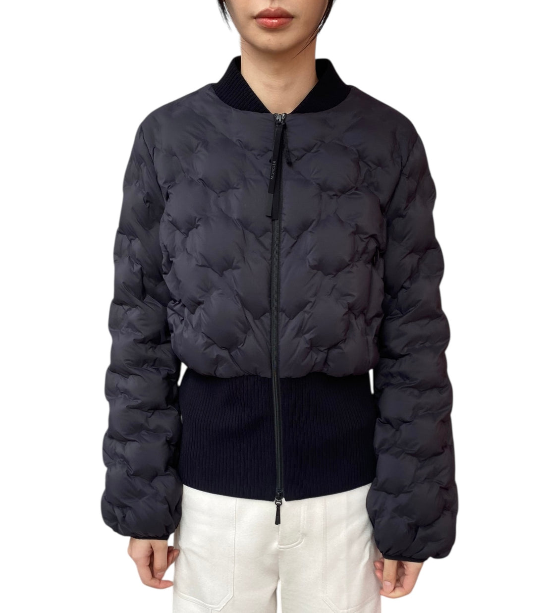 Moncler Black Antifo Bomber Jacket - 3 / M / US 6