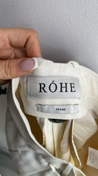 Róhe White Frame Trouser