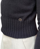 Chanel Black 07A Cashmere Turtleneck Long Sleeve Sweater - 42 / US 6