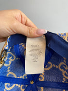 Gucci Raffia Monogram Hat