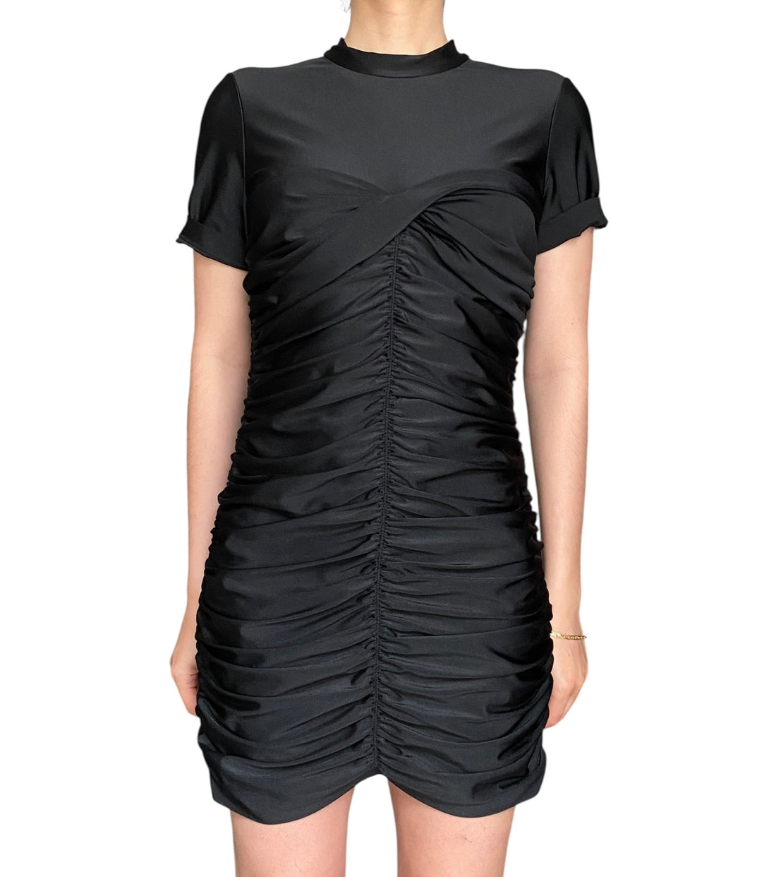 T By Alexander Wang Rouched Mini Dress - L