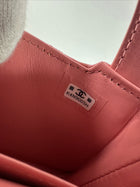 Chanel flamingo Pink Nano Kelly Shopping Bag Crossbody Chain