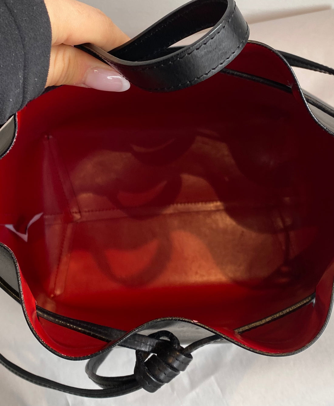 Mansur Gavriel Black Large Bucket Bag