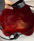 Mansur Gavriel Black Large Bucket Bag