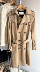 Saint Laurent Beige Classic Belted Trench Coat - 6