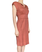 Dolce & Gabbana Orange Silk Midi Dress - IT 40 / US 6