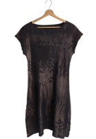 Issey Miyake Bronze Mettalic Sleeveless Dress