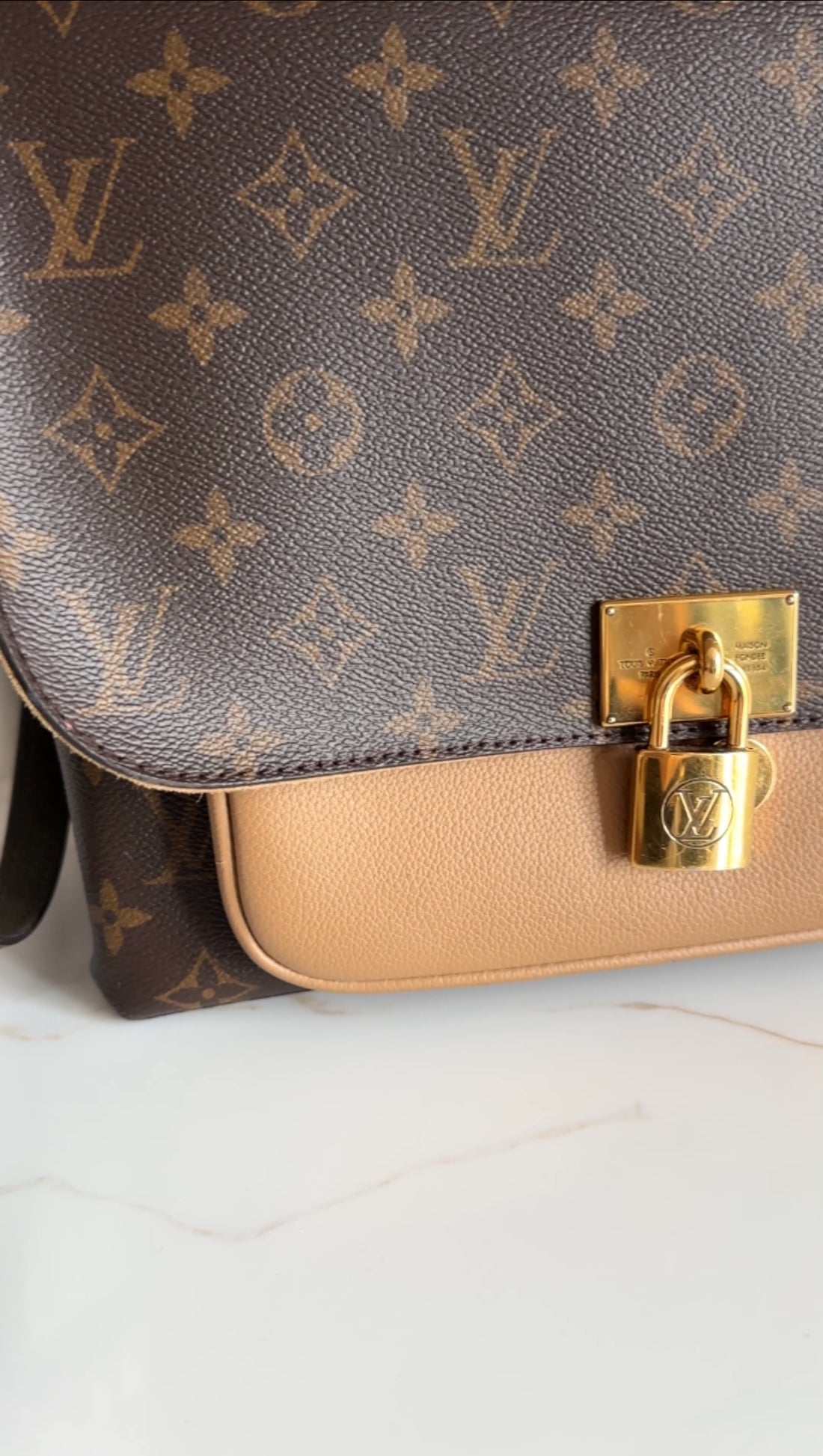 Louis Vuitton Monogram Canvas Marignan Two Way Bag