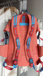 Chanel Sport Vintage 2002 Blue and Orange Canvas Backpack