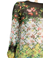 Erdem Sheer Floral Silk Top - US 8