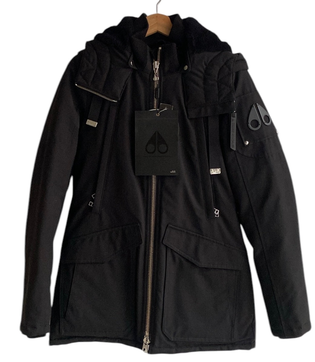 Moose Knuckles Black Puffer Jacket