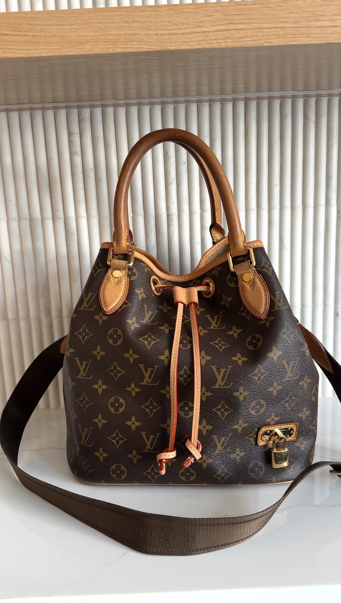 Louis Vuitton Monogram Eden Neo Two Way Bucket Bag
