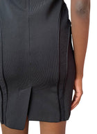 Roberto Cavalli Black Python Panelled Mini Dress - 40 / US 6