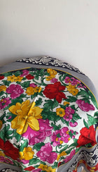 Givenchy Vintage 1990's Multicolor Floral Silk Scarf 90cm