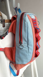 Chanel Sport Vintage 2002 Blue and Orange Canvas Backpack