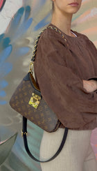 Louis Vuitton Brown Monogram Reverso Two-Way Twinny Bag
