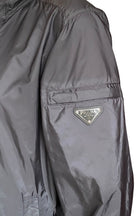 Prada Dark Grey Re-Nylon Rain Parka (Menswear) - S