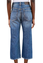 Brunello Cucinelli Blue “Contemporary Square” Cropped Jeans - IT 38 / US 4