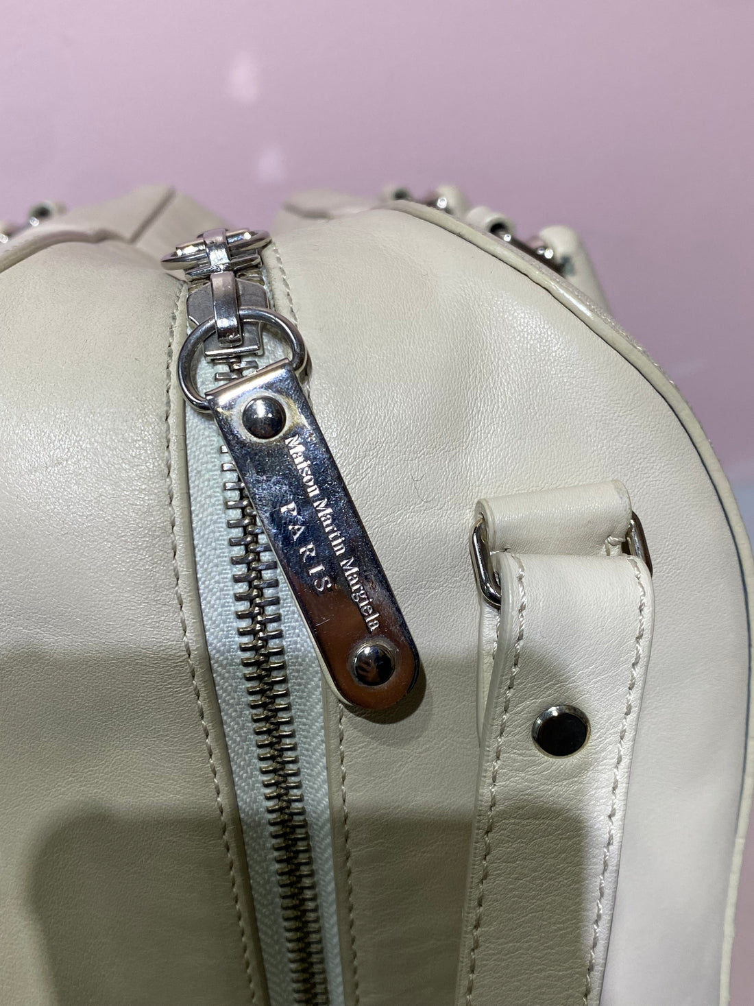 Margiela Metal Handle Handbag