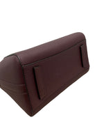 Givenchy Burgundy Grained Calfskin Mini Antigona Two Way Bag