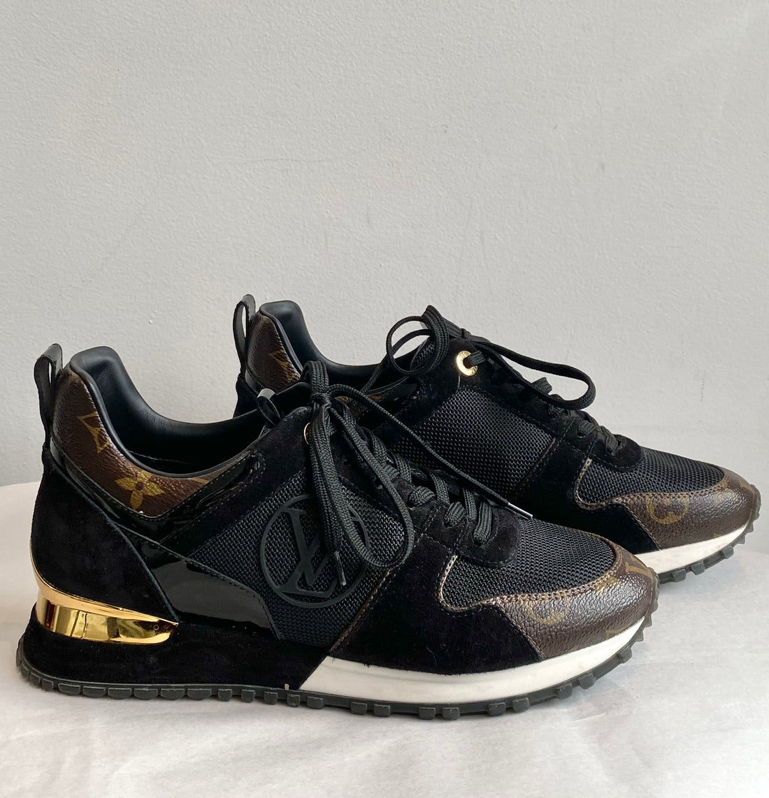 Louis Vuitton Brown Monogram ‘Run Away’ Trainers