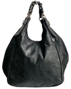 Givenchy Eclipse Black Leather Hobo Bag
