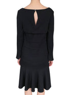 Chanel 01A Wool Ruffle Midi Dress - FR 38 / US 6