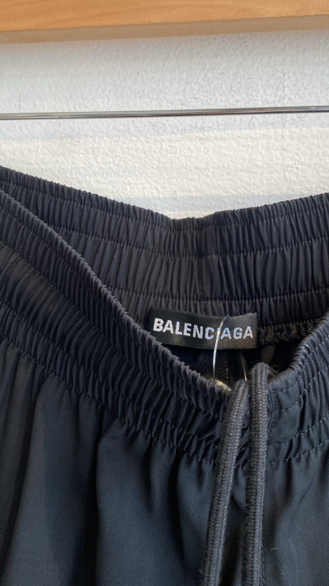 Balenciaga Black Tearaway Pants - 48