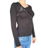 Christopher Esber Lace Long Sleeve Top