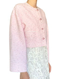 Chanel Pink 2024 Striped Jacket - FR38 / US 6