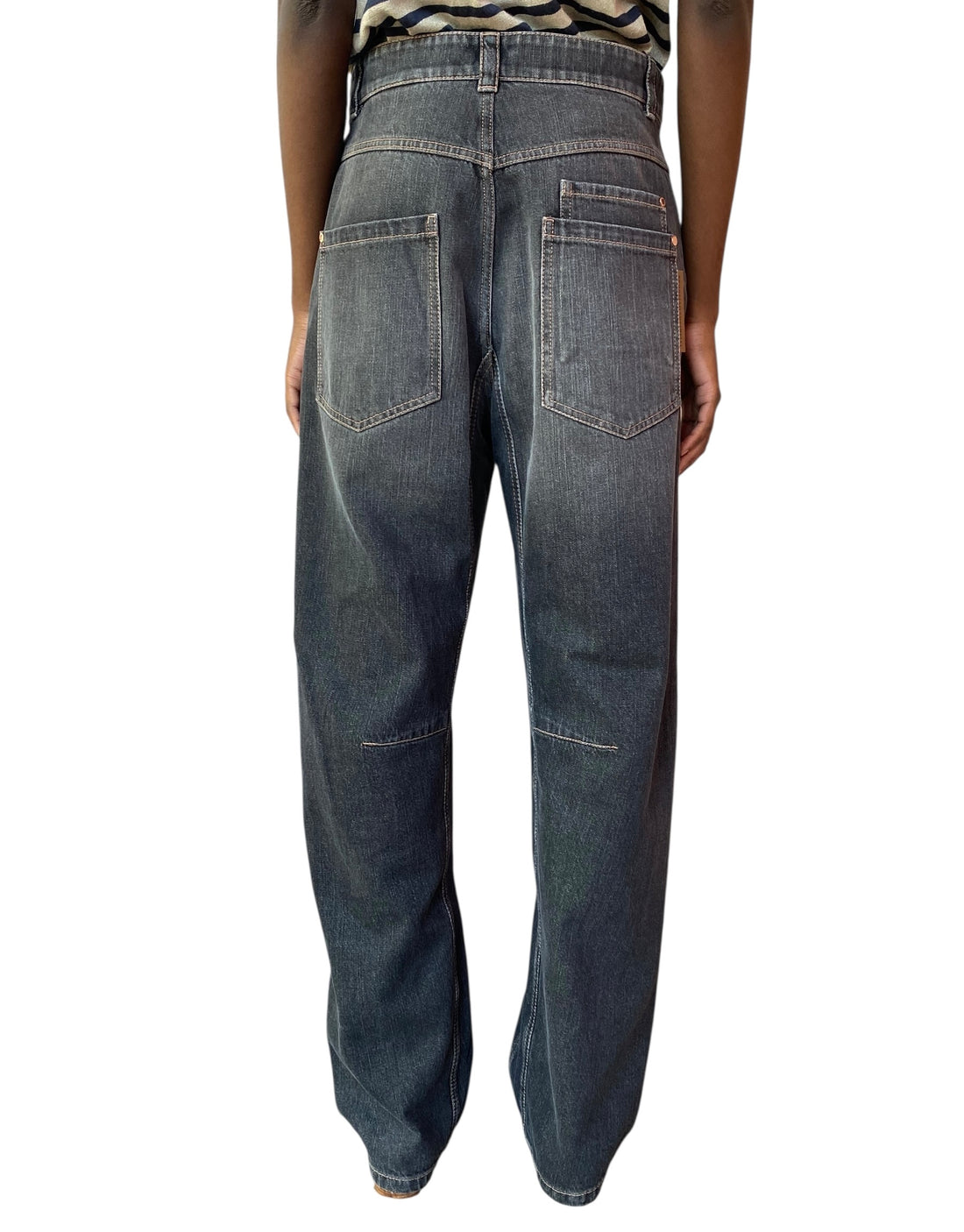 Brunello Cucinelli Dark Soft Curve Denim - US 6