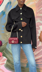 Gucci Red Marmont Mini Rosso Ancora Red Shoulder Chain Bag