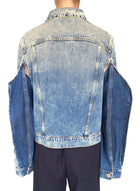 Maison Martin Margiela Blue Denim Oversized Reconstructed Jacket - 42 / US 6-8