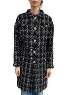 Giambattista Valli Black Tweed Coat  - 40 / US 6