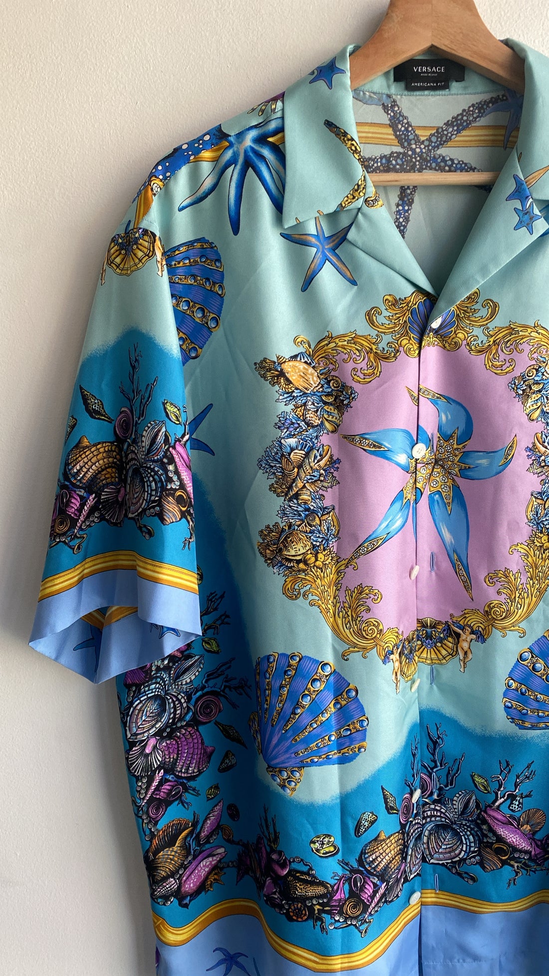 Versace Tresor De Mer Print Shirt