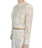 Giambattista Valli Ivory Lace 2-piece Skirt Set - IT 44 / US 8
