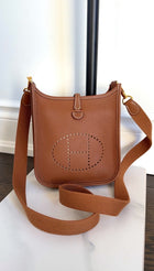 Hermes Gold Clemence Evelyne 16 TPM Crossbody Bag