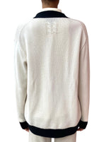 Nili Lotan White Neshat Cashmere Cardigan - M