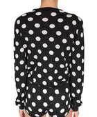 Dolce & Gabbana Black Polka-Dot 3pc Cardigan Set - 42 / US 6