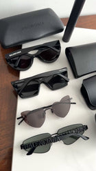 Balenciaga Black Script Sunglasses BB0107S