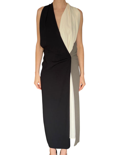 Proenza Schouler Green “Elsa” Halter Wrap Maxi Dress - S-M / US 6-8