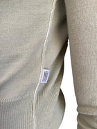 Maison Margiela MM6 Sage Green Reverse Wool Cardigan - M