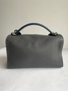 Fendi Slate Selleria Lei Boston Shoulder Bag