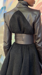 Haider Ackermann Black Leather Double Wrap Waist Belt - XS