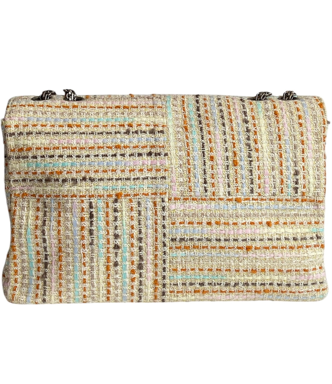 Chanel Vintage Multicolour Tweed Re-issue 2.55