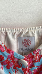 Gul Hurgel Floral Print Linen Maxi Dress - L