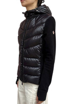 Moncler Black Maglia Padded Cardigan - L / US 8